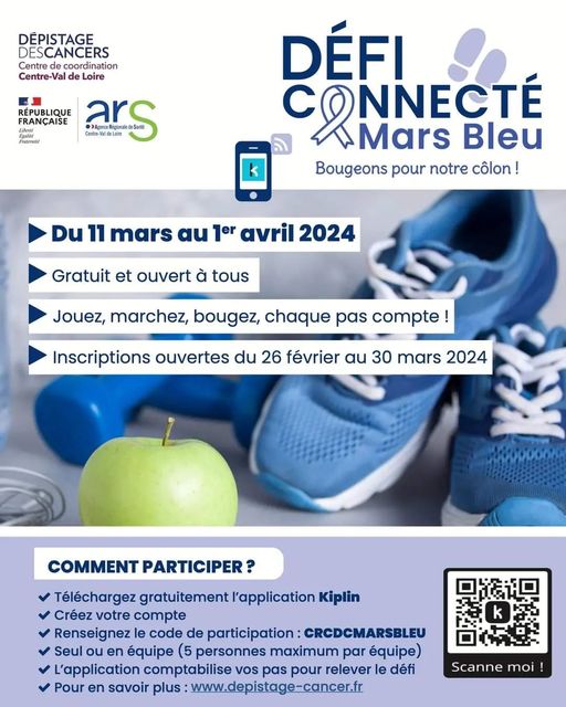 MOIS DE MARS : D&Eacute;PISTAGE ORGANISE DU CANCER COLORECTAL