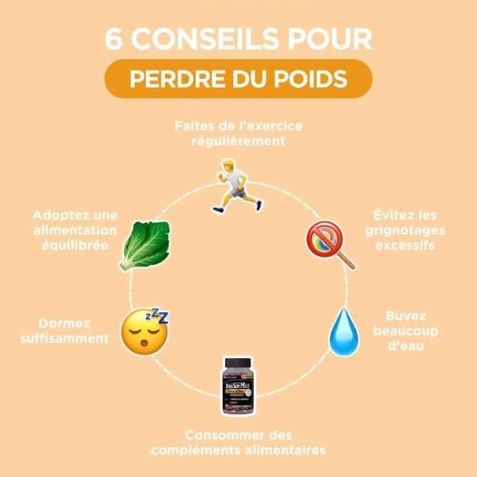 6 CONSEILS INCONTOURNABLES POUR LA PERTE DE POIDS