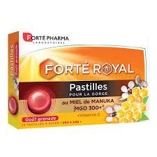 PASTILLES FORTE ROYAL MIEL DE MANUKA GOUT GRENADE