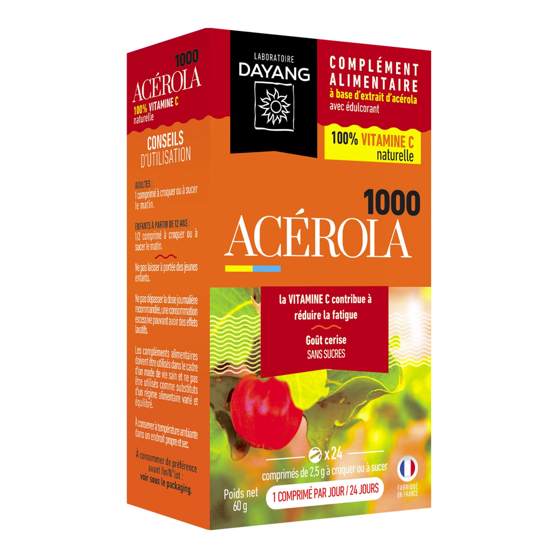 ACEROLA VITAMINE C NATURELLE