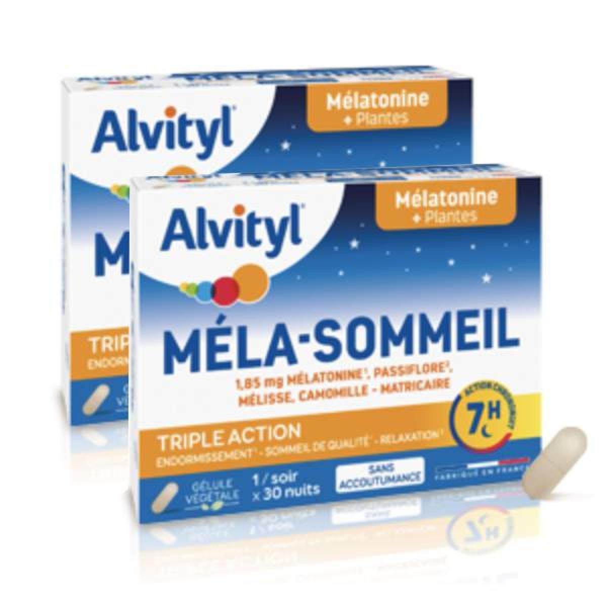 MELA-SOMMEIL TRIPLE ACTION LOT DE 2