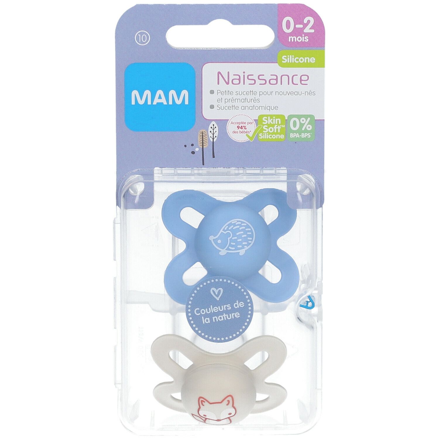 SUCETTES ORIGINAL NAISSANCE 0-2 MOIS