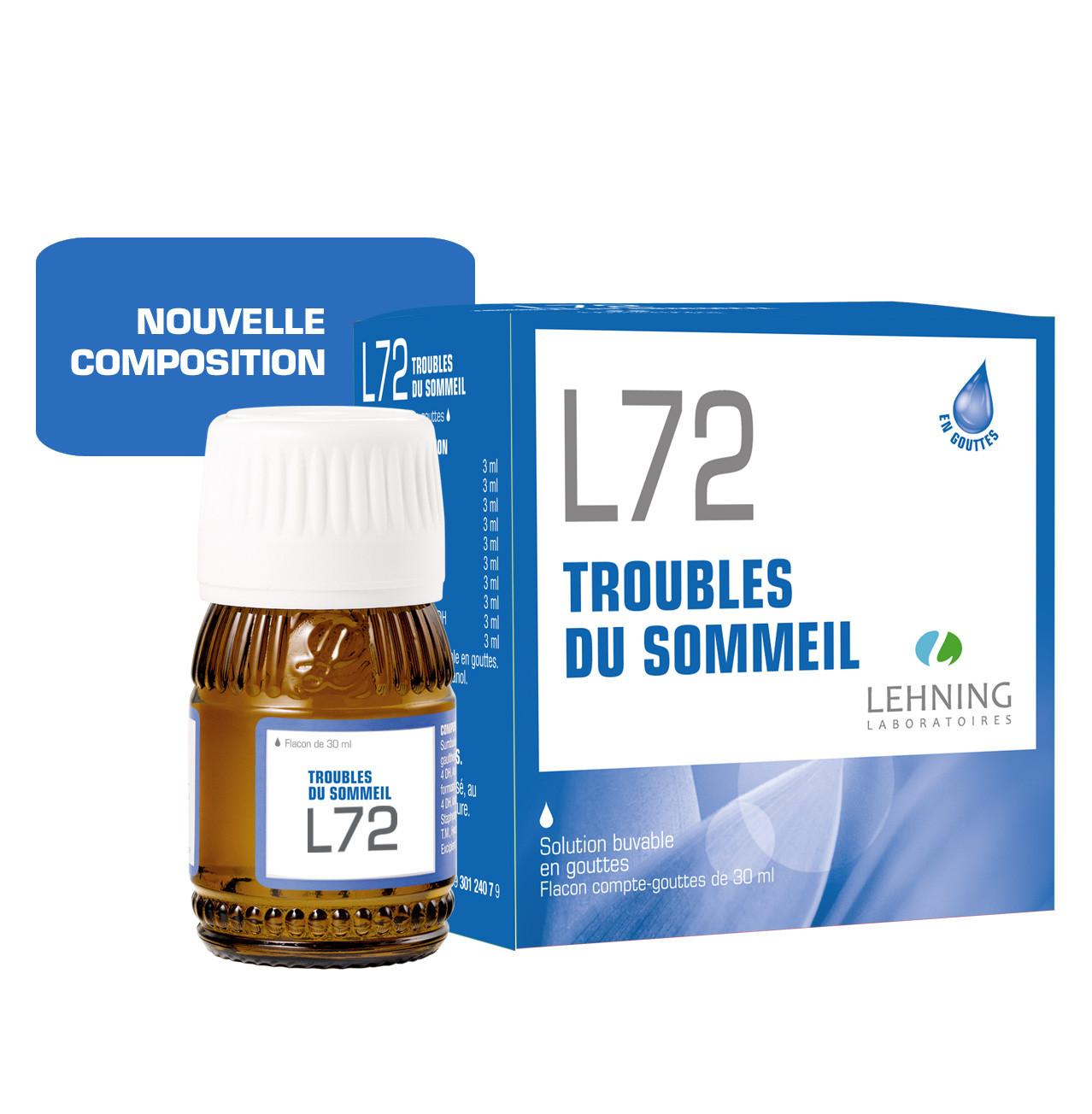 L72 TROUBLES DU SOMMEIL