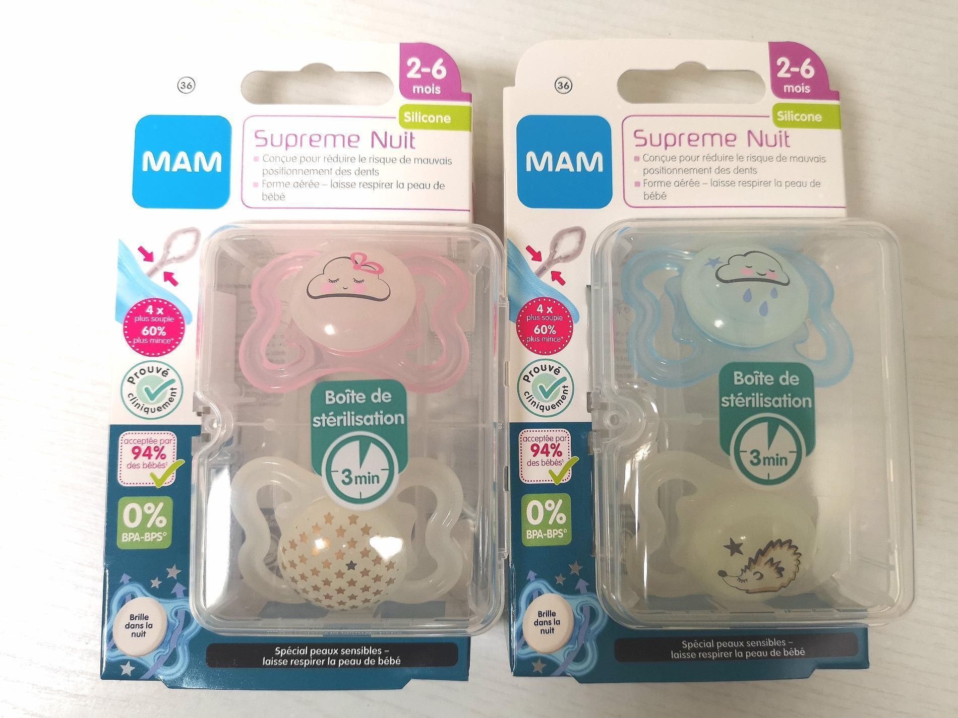 SUCETTES SUPRÊME NUIT 2-6 MOIS