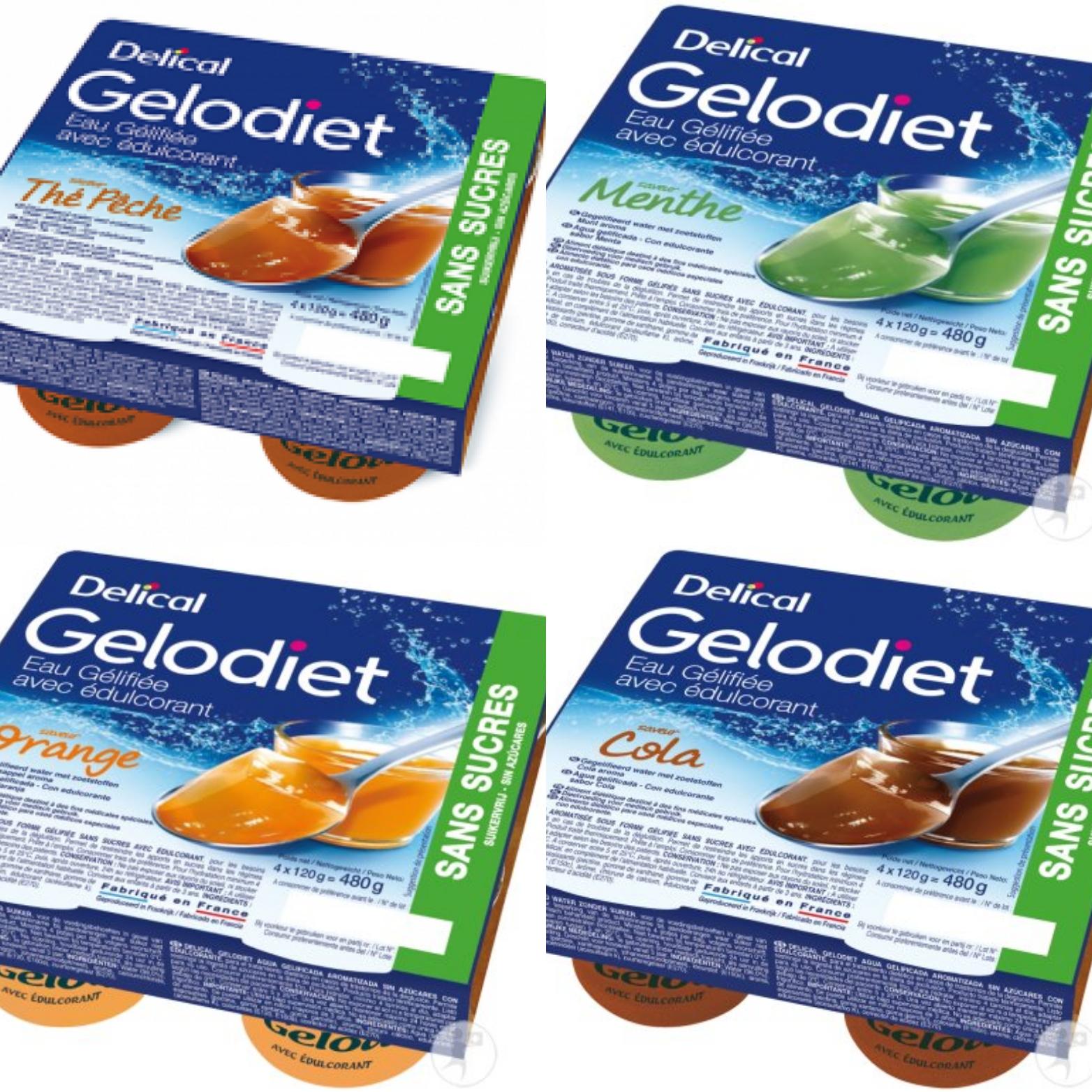 GELODIET - EAU GELIFIEE SANS SUCRES