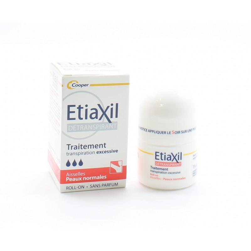 ETIAXIL DE TRANSPIRANT EXTREME PEUX NORMALES BILLE 5 JOURS