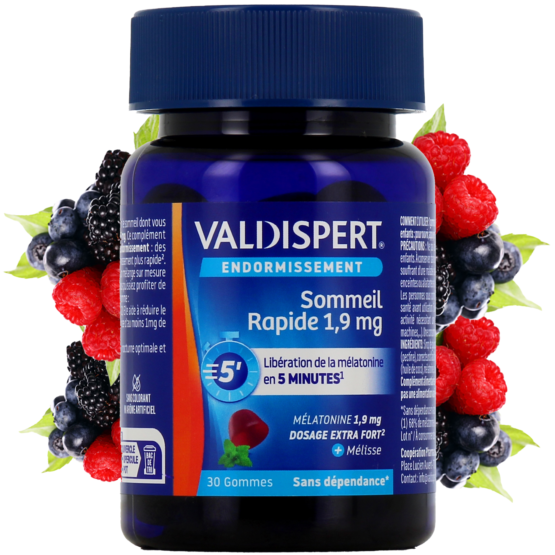 VALDISPERT SOMMEIL RAPIDE 1.9 MG GOMMES